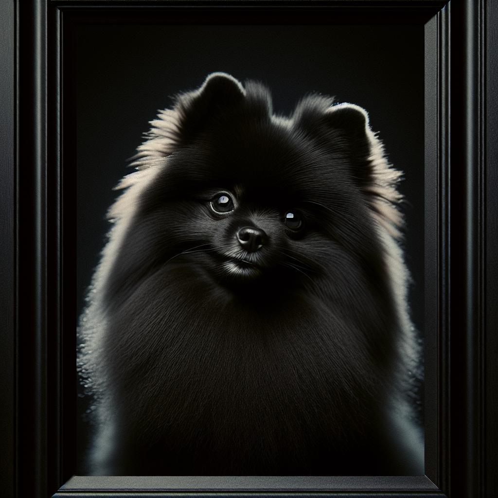 Pomeranian Černý: Tajemství Elegantního Vzhledu