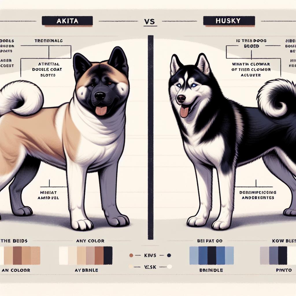 Akita versus Husky: Kterého plemeno zvolit