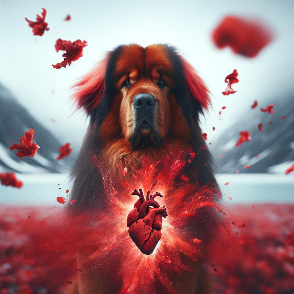 Tibetská doga červená: Unikátní zbarvení, které vás okouzlí