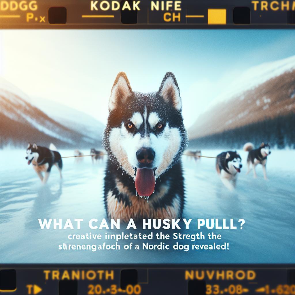 Co utáhne husky? Síla severského psa odhalena!