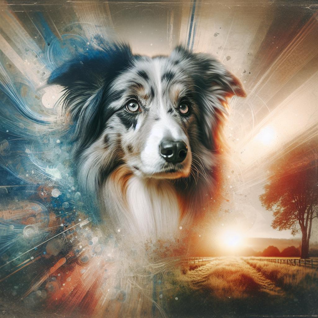 Border kolie blue merle: Tajemství krásy a elegance!