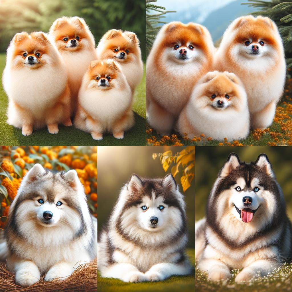 Pomeranian a husky: Ideální společníci pro každého