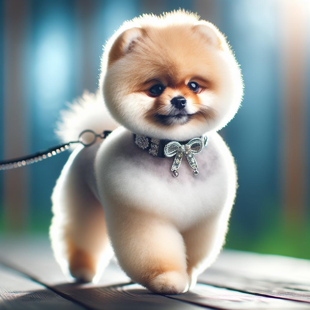 Ostříhaný Pomeranian jako stylový trend