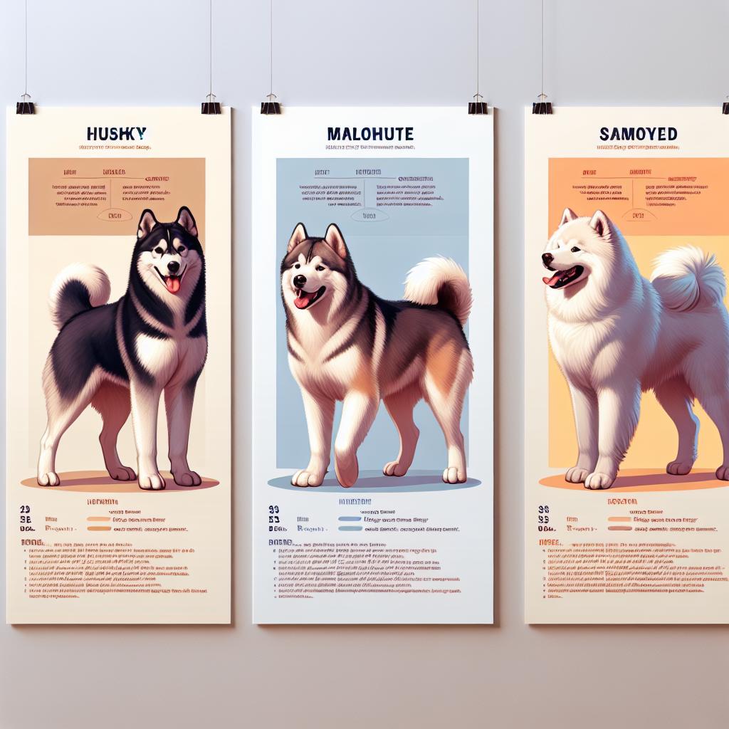 Husky, malamute a samojed: Úvod do plemen